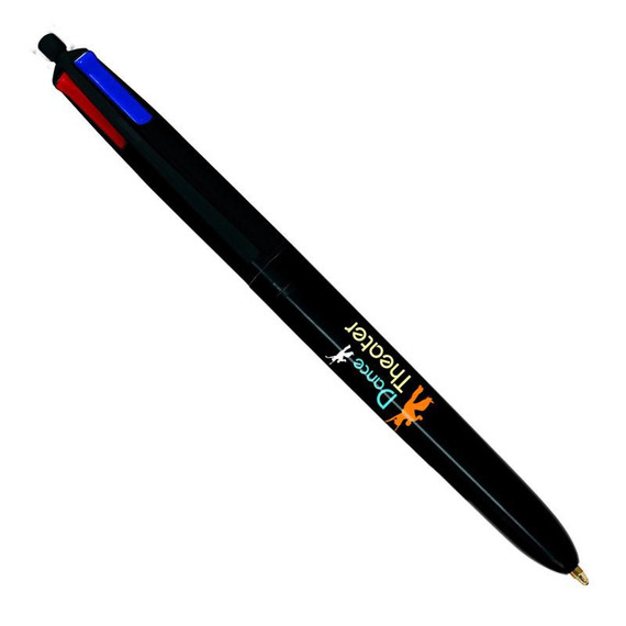 Stylo personnalisé BIC 4 couleurs Noir