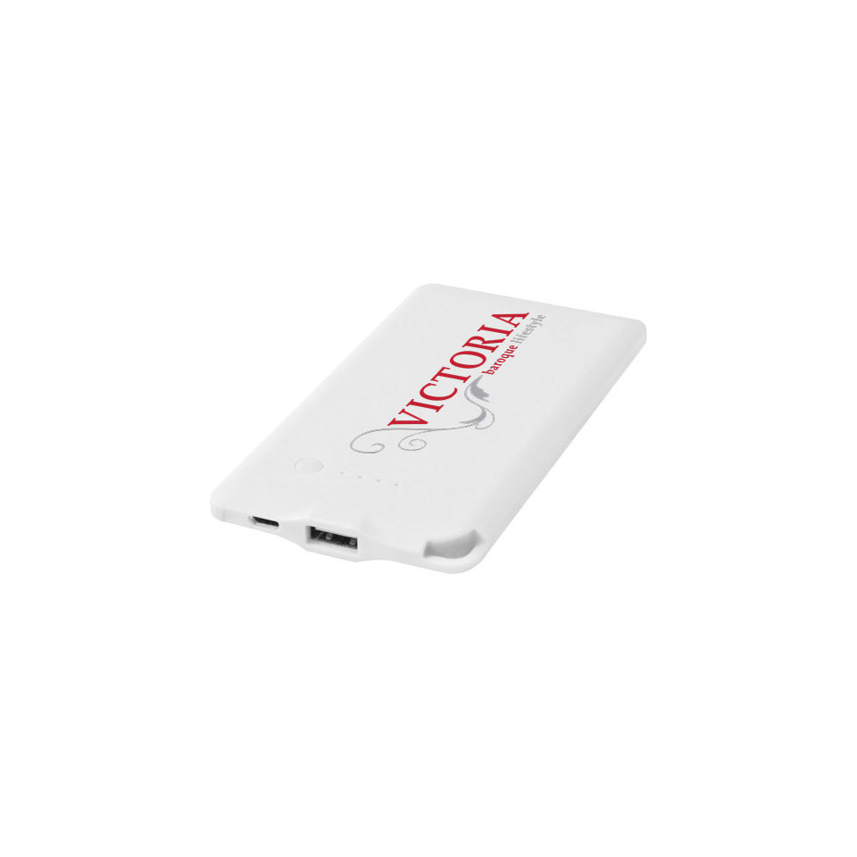 Powerbank plat 4000mAh publicitaire