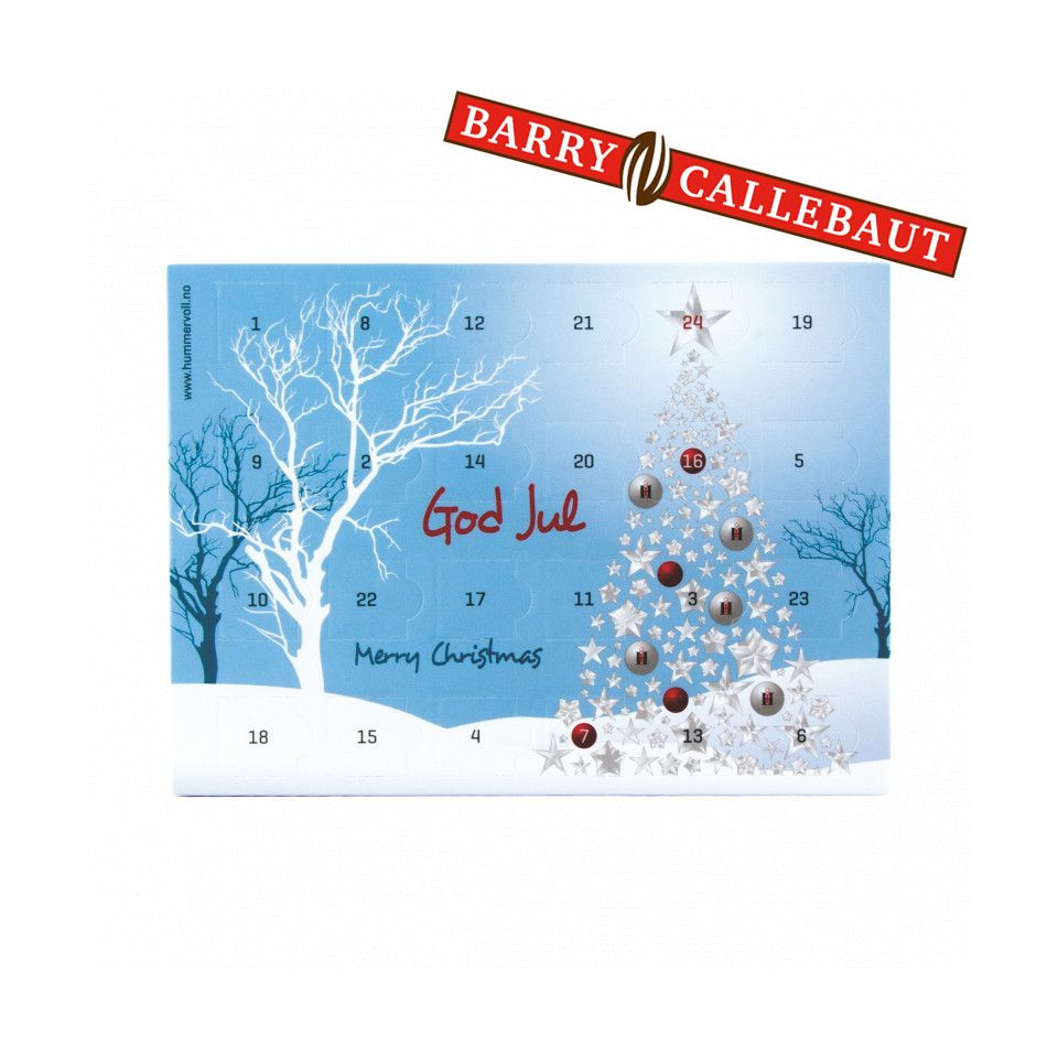 Calendrier de l’Avent personnalisé A5 BARRY CALLEBAUT