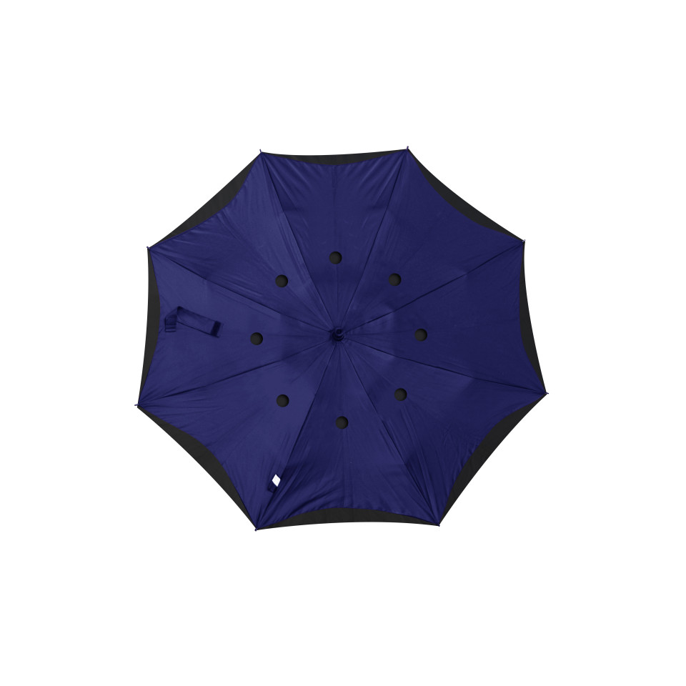 Parapluie publicitaire reverse