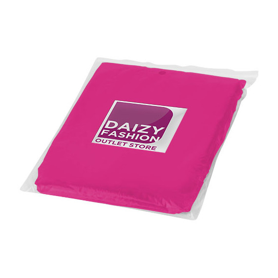 Poncho publicitaire jetable sous pochette Ziva express