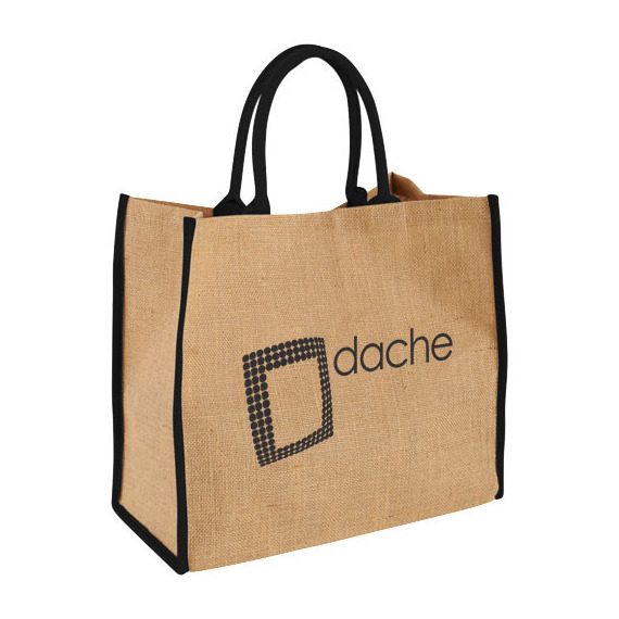 Grand publicitaire Sac Shopping Jute express