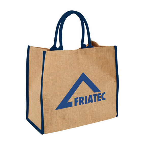 Grand publicitaire Sac Shopping Jute express