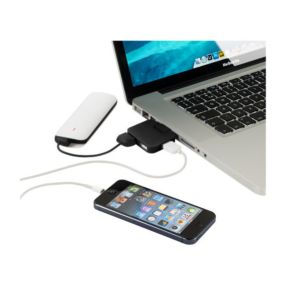 Hub publicitaire Express USB 4 ports Gaia