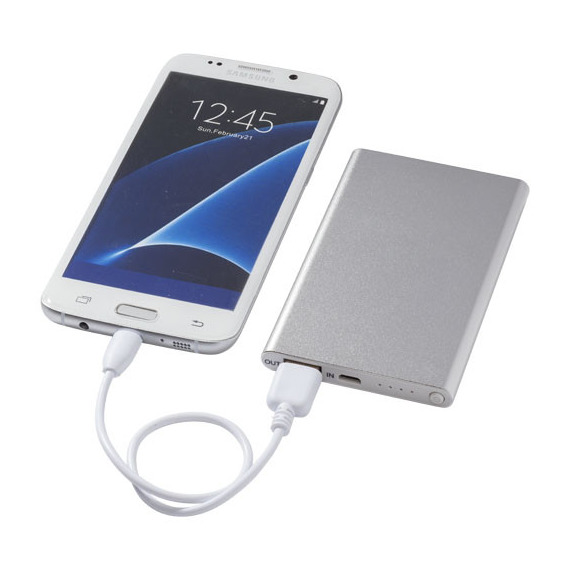 Batterie publicitaire de secours en aluminium de 4000 mAh Pep Express