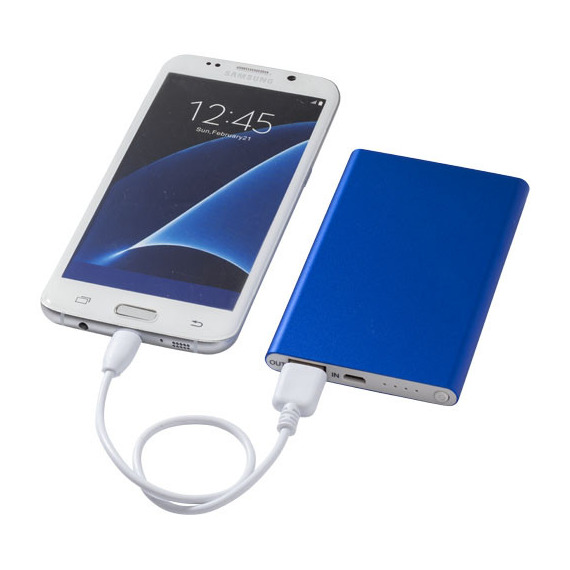 Batterie publicitaire de secours en aluminium de 4000 mAh Pep Express