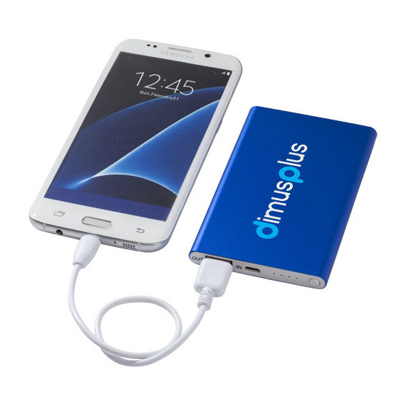 Batterie publicitaire de secours en aluminium de 4000 mAh Pep Express