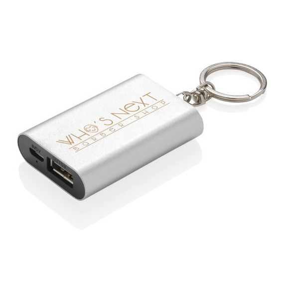 Porte-clés powerbank publicitaire 1000mAh