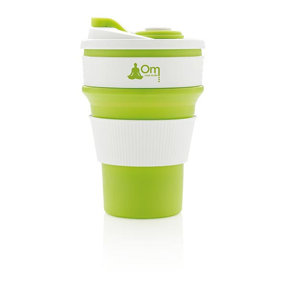 Mug en silicone pliable publicitaire