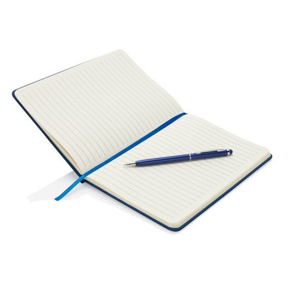 Carnet publicitaire de notes A5 avec stylo tactile Deluxe