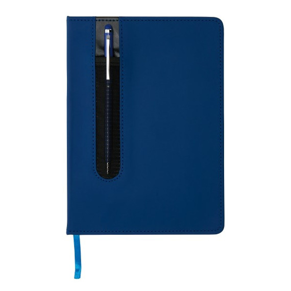 Carnet publicitaire de notes A5 avec stylo tactile Deluxe