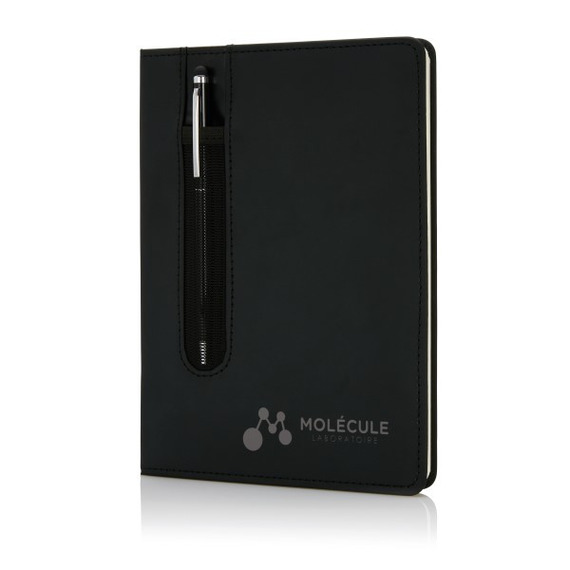 Carnet publicitaire de notes A5 avec stylo tactile Deluxe