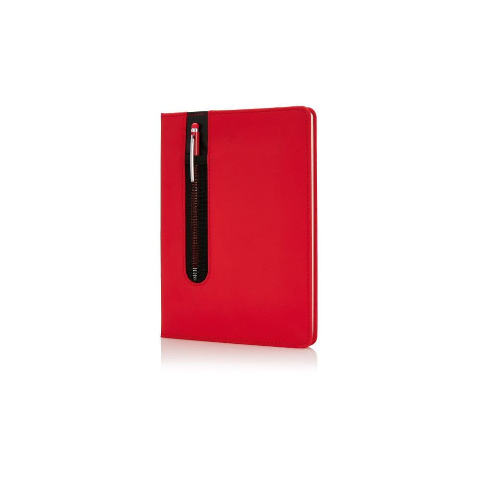 Carnet publicitaire de notes A5 avec stylo tactile Deluxe