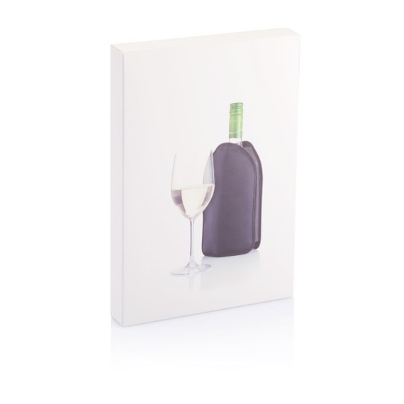 Housse publicitaire isotherme pour bouteilles de vin