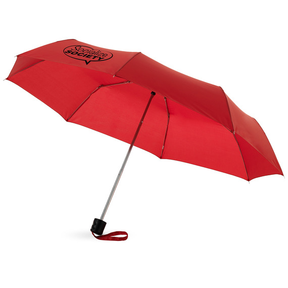 Parapluie publicitaire pliant 21.5'' - 3 sections express