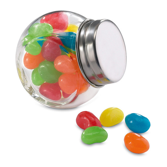 Bonbons dans bocal en verre personnalisé epxress Beandy