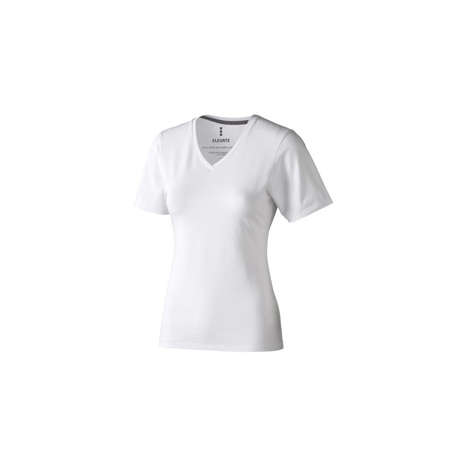 T-shirt publicitaire col V Kawartha Femme