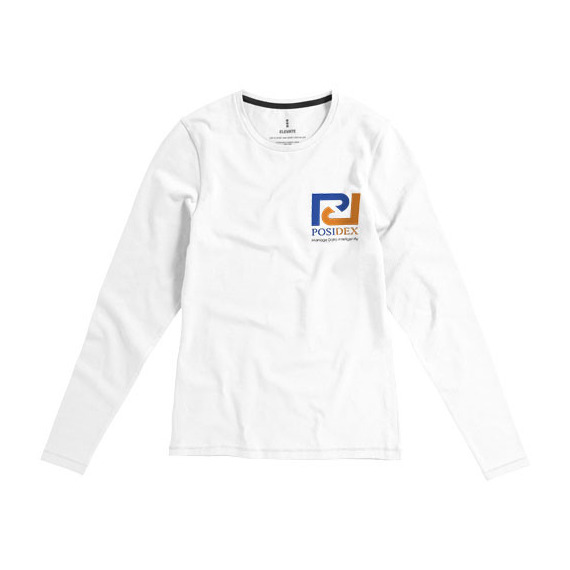 T-shirt publicitaire manches longues Ponoka Femme