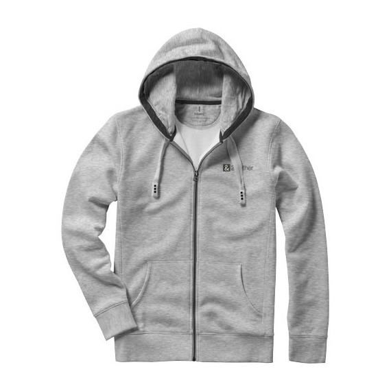 Sweater publicitaire capuche full zip Arora