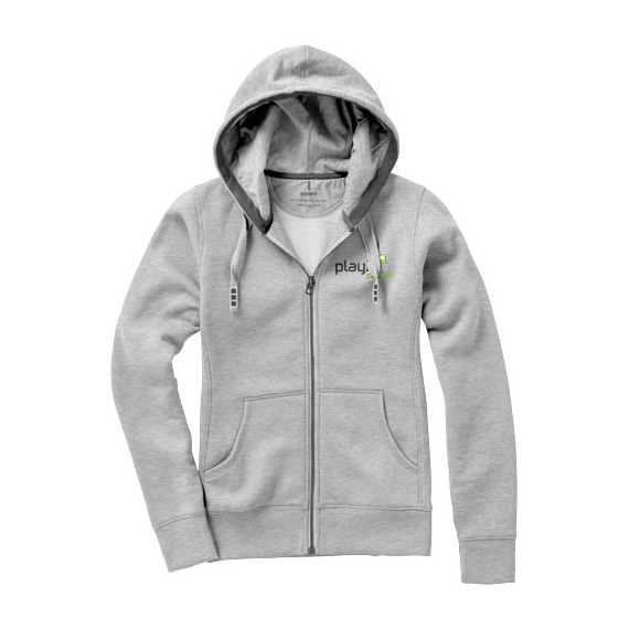 Sweater publicitaire capuche full zip Femme Arora