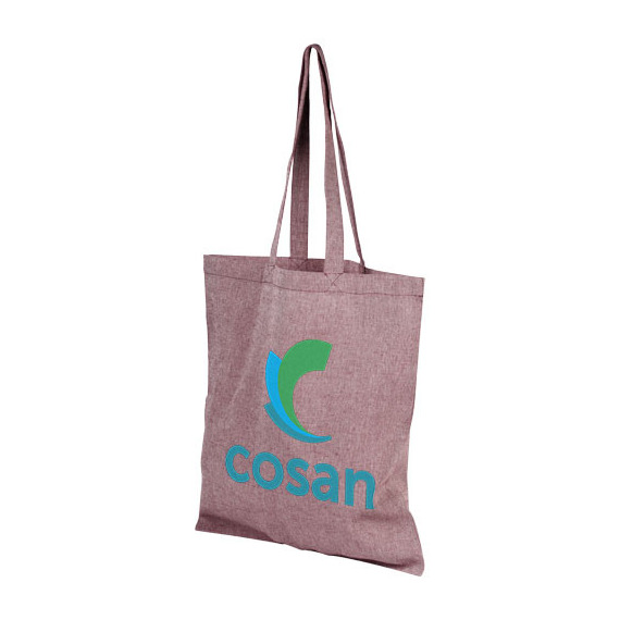 Sac publicitaire shopping en coton recyclé Pheebs 180 g/m²