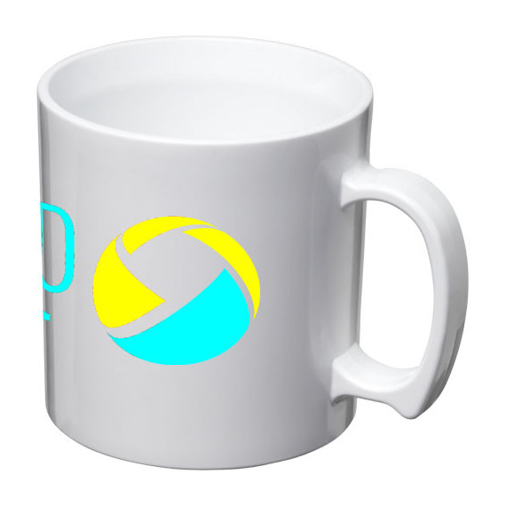 Mug publicitaire en plastique Standard 300 ml