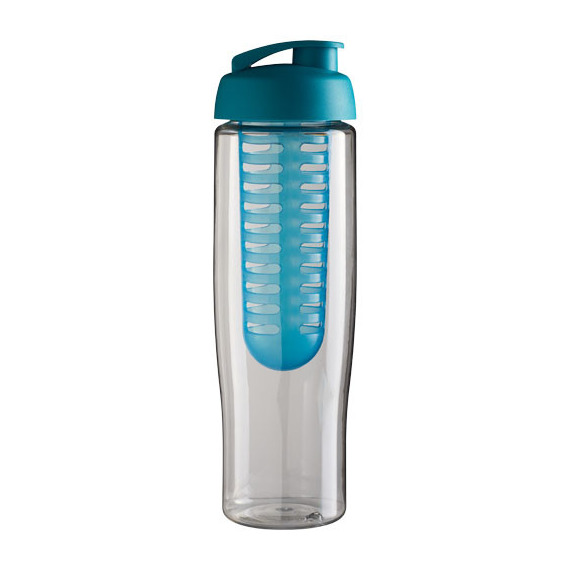 Bouteille publicitaire de sport et infuseur H2O Tempo® 700 ml avec couvercle à clapet