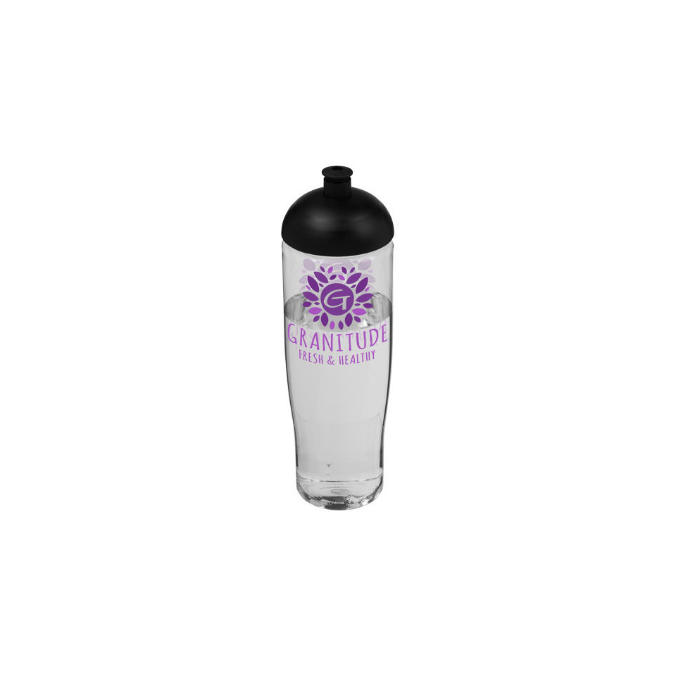 Bouteille publicitaire de sport H2O Tempo® 700 ml avec couvercle en dôme