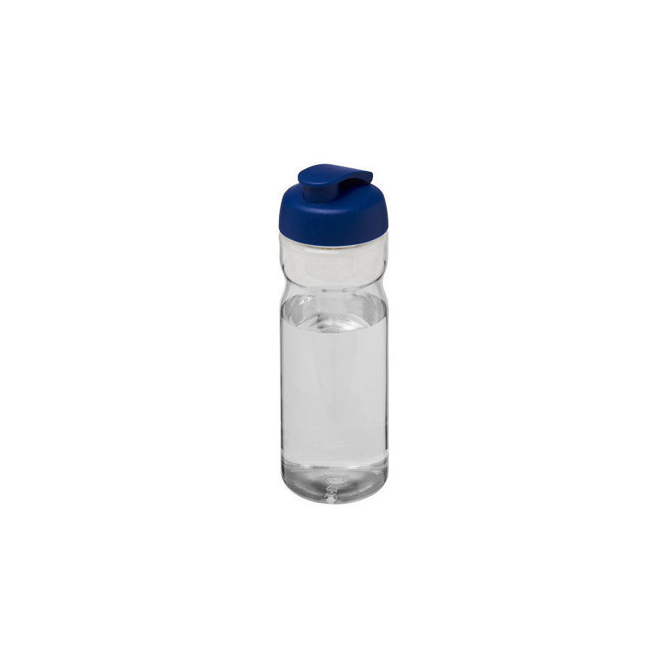 Bouteille publicitaire de sport H2O Base® 650 ml avec couvercle à clapet