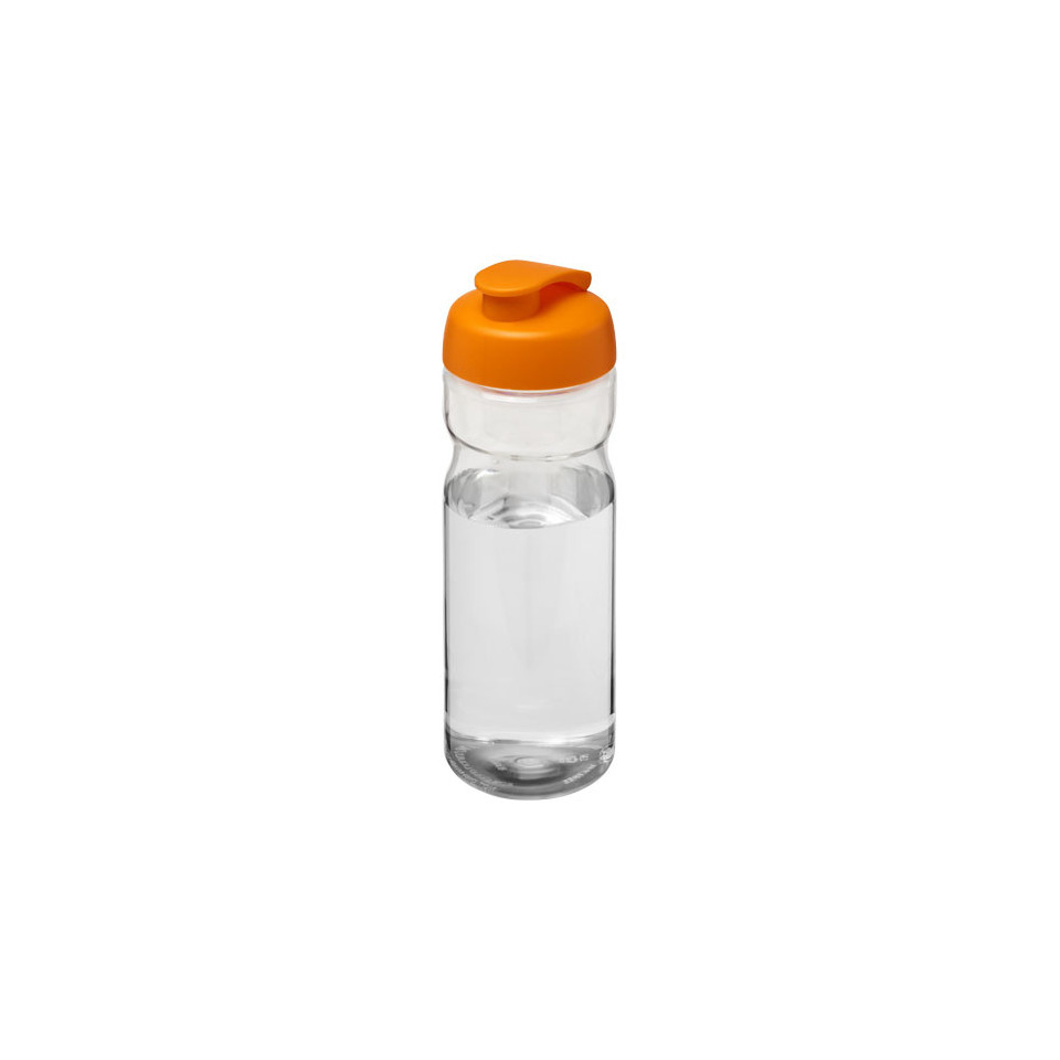 Bouteille publicitaire de sport H2O Base® 650 ml avec couvercle à clapet