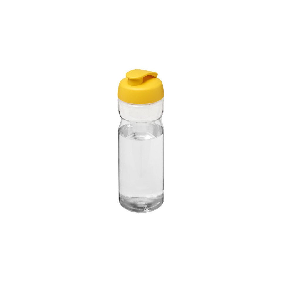 Bouteille publicitaire de sport H2O Base® 650 ml avec couvercle à clapet