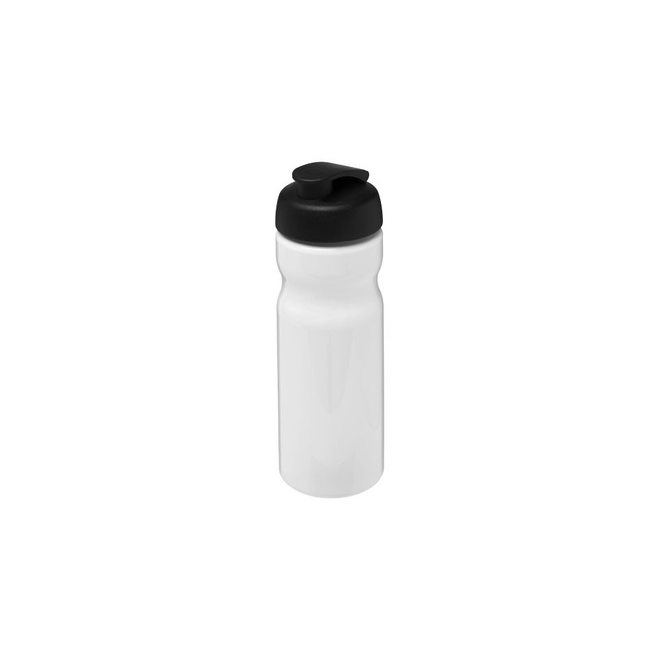 Bouteille publicitaire de sport H2O Base® 650 ml avec couvercle à clapet