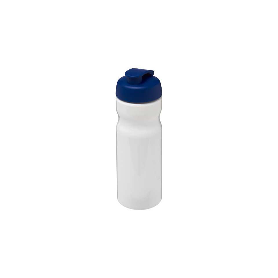 Bouteille publicitaire de sport H2O Base® 650 ml avec couvercle à clapet