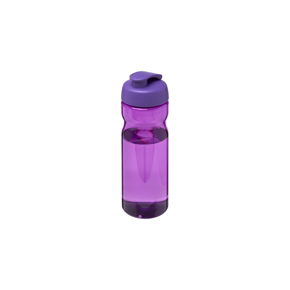 Bouteille publicitaire de sport H2O Base® 650 ml avec couvercle à clapet