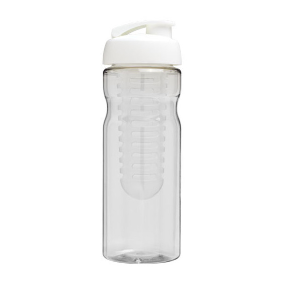 Bouteille publicitaire de sport et infuseur H2O Base® 650 ml avec couvercle à clapet