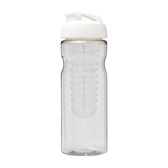 Bouteille publicitaire de sport et infuseur H2O Base® 650 ml avec couvercle à clapet