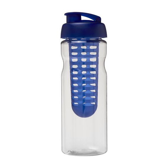 Bouteille publicitaire de sport et infuseur H2O Base® 650 ml avec couvercle à clapet