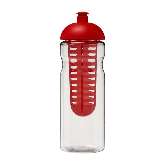 Bouteille publicitaire de sport et infuseur H2O Base® 650 ml avec couvercle dôme