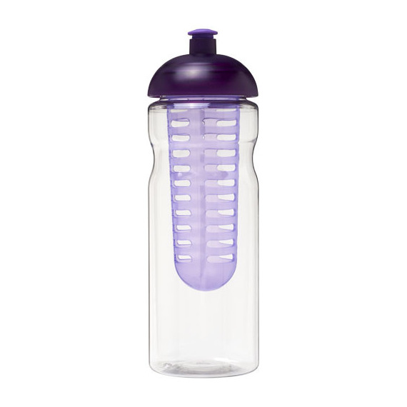 Bouteille publicitaire de sport et infuseur H2O Base® 650 ml avec couvercle dôme