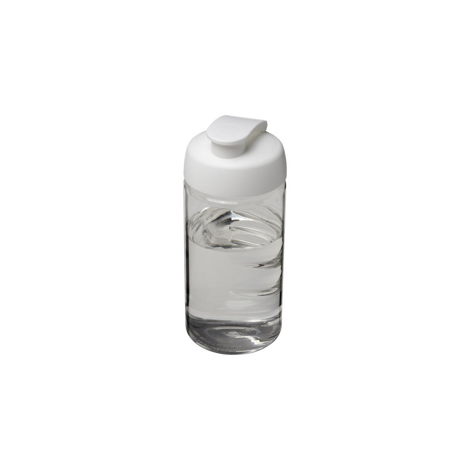 Bouteille publicitaire de sport H2O Bop® 500 ml avec couvercle à clapet