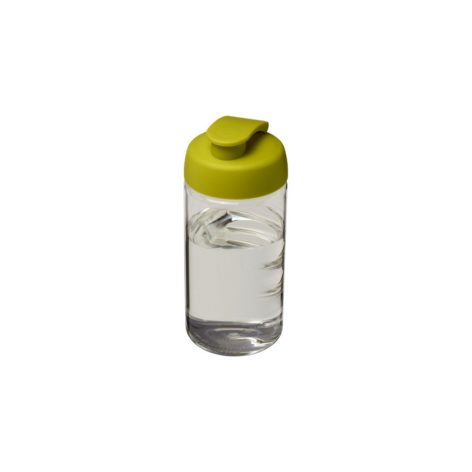 Bouteille publicitaire de sport H2O Bop® 500 ml avec couvercle à clapet