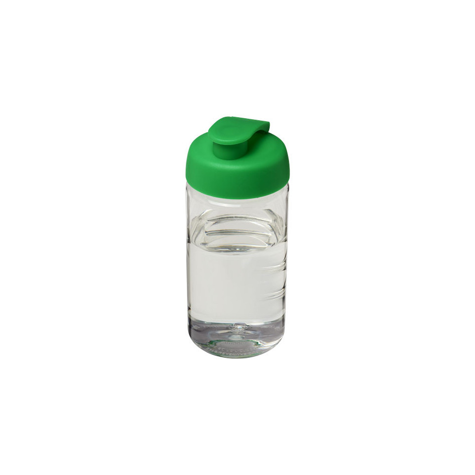 Bouteille publicitaire de sport H2O Bop® 500 ml avec couvercle à clapet