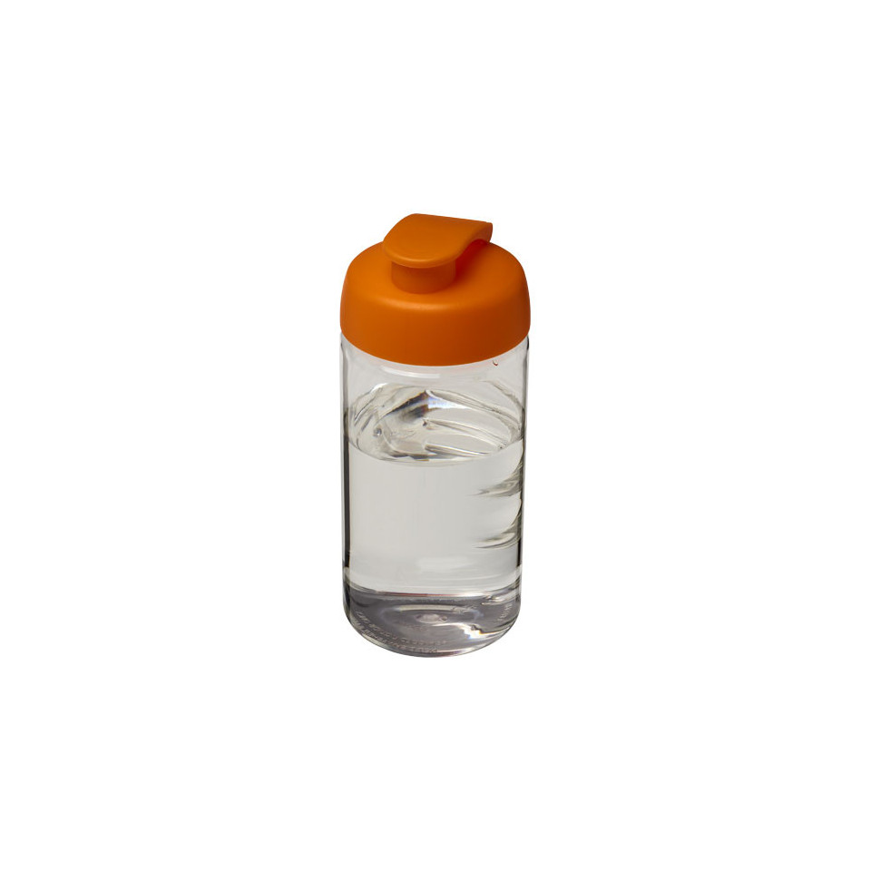 Bouteille publicitaire de sport H2O Bop® 500 ml avec couvercle à clapet