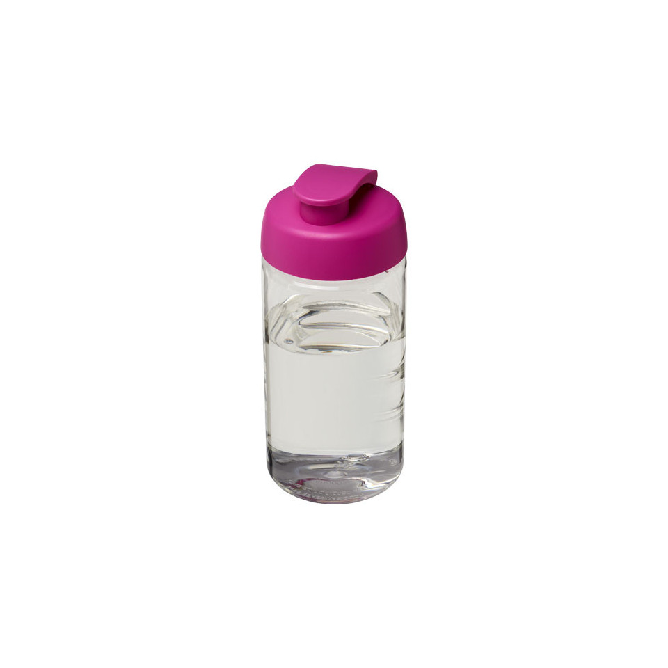 Bouteille publicitaire de sport H2O Bop® 500 ml avec couvercle à clapet