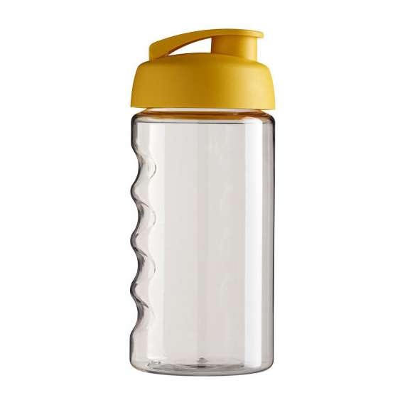 Bouteille publicitaire de sport H2O Bop® 500 ml avec couvercle à clapet