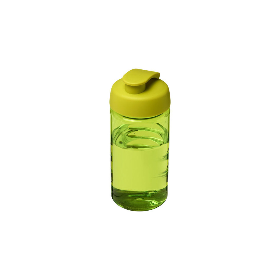 Bouteille publicitaire de sport H2O Bop® 500 ml avec couvercle à clapet