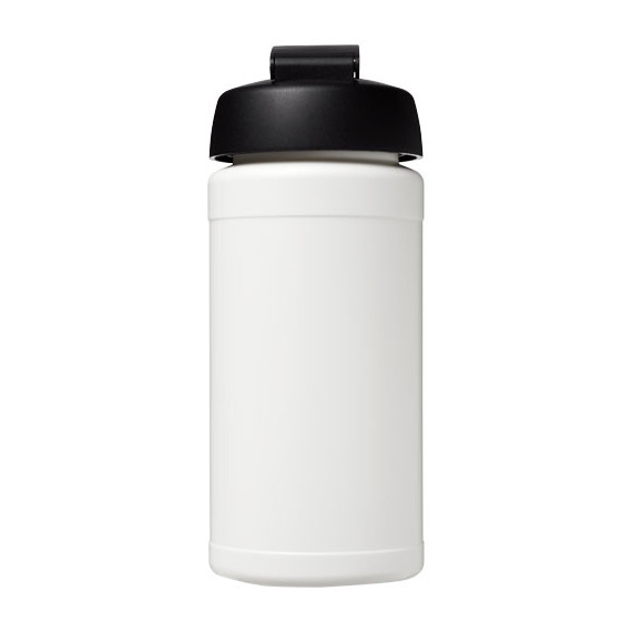 Bouteille publicitaire de sport Baseline® Plus 500 ml avec couvercle à clapet