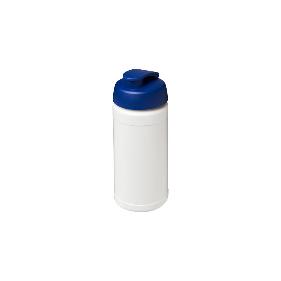 Bouteille publicitaire de sport Baseline® Plus 500 ml avec couvercle à clapet