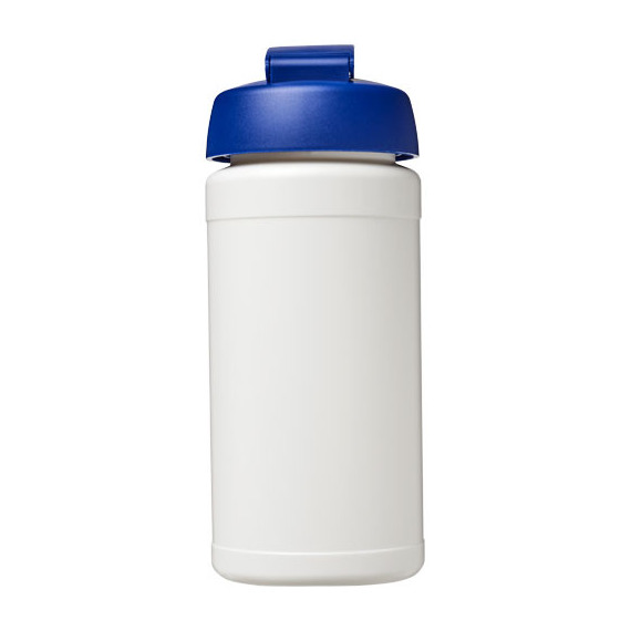 Bouteille publicitaire de sport Baseline® Plus 500 ml avec couvercle à clapet