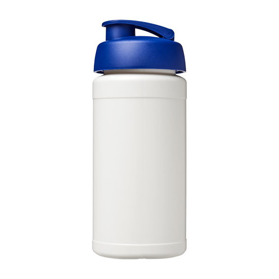 Bouteille publicitaire de sport Baseline® Plus 500 ml avec couvercle à clapet